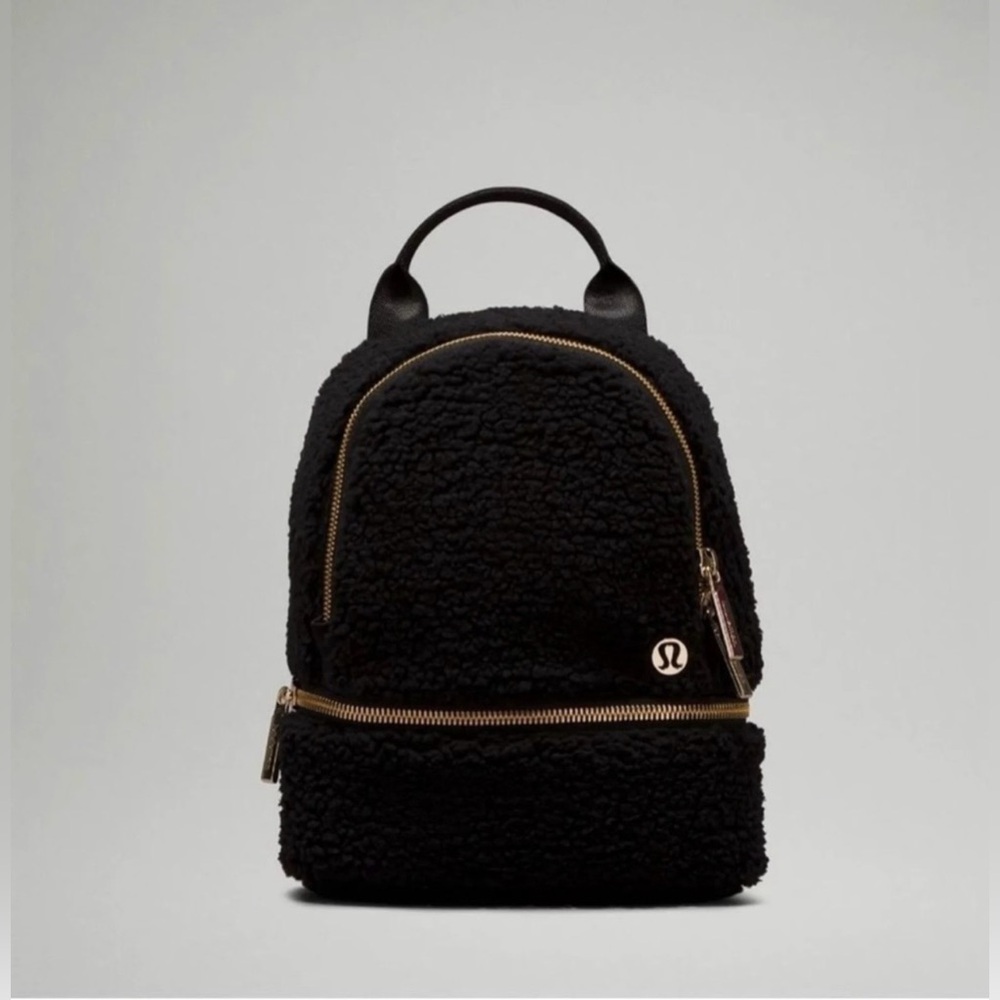 NWT Lululemon City Adventurer Backpack Micro 3L *Fleece Black Gold